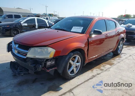 2012 Dodge Avenger Se из США, поврежденный, VIN 1C3CDZAB4CN221344